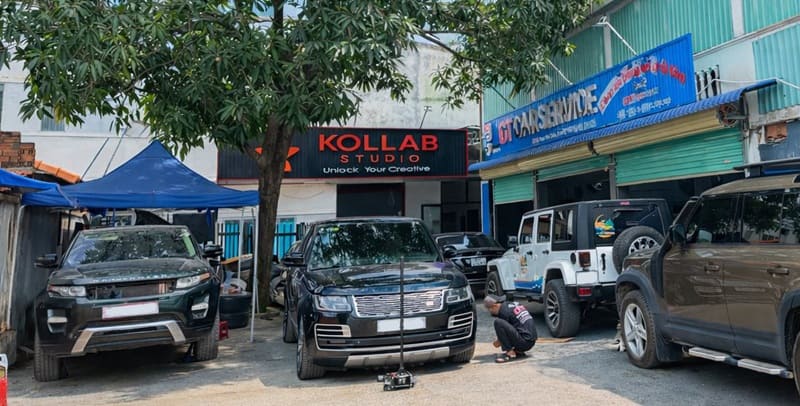 gara chuyên land rover tại tphcm