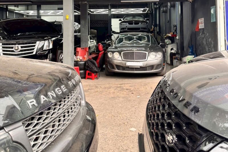 gara sửa chữa land rover uy tín ở gò vấp