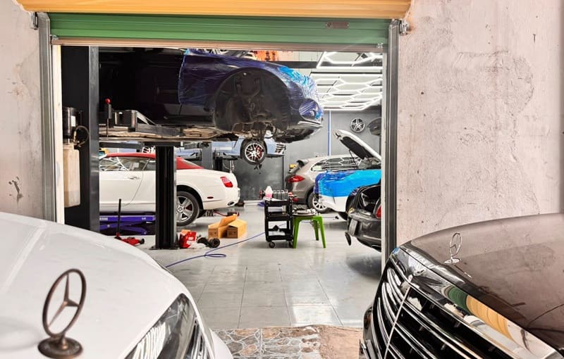 sửa chữa bảo dưỡng xe mercedes tại tphcm