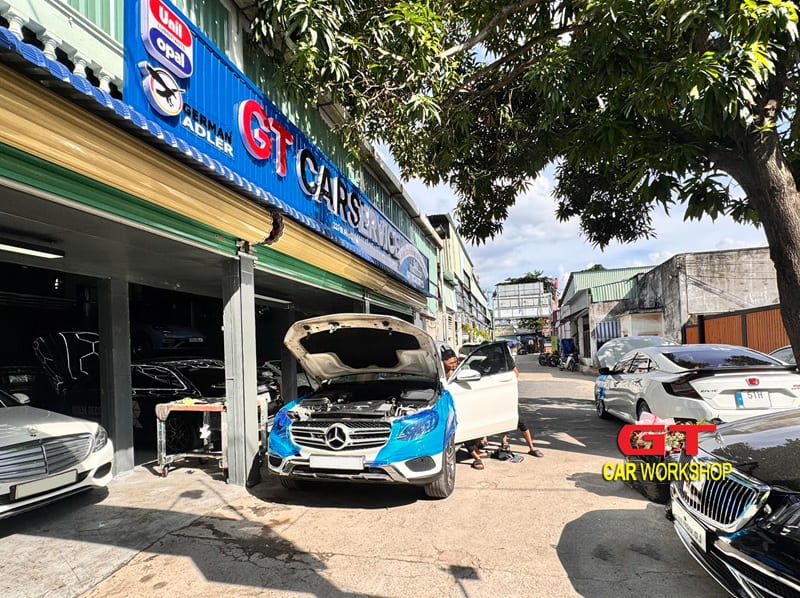gara sửa chữa mercedes uy tín gt auto tại tphcm