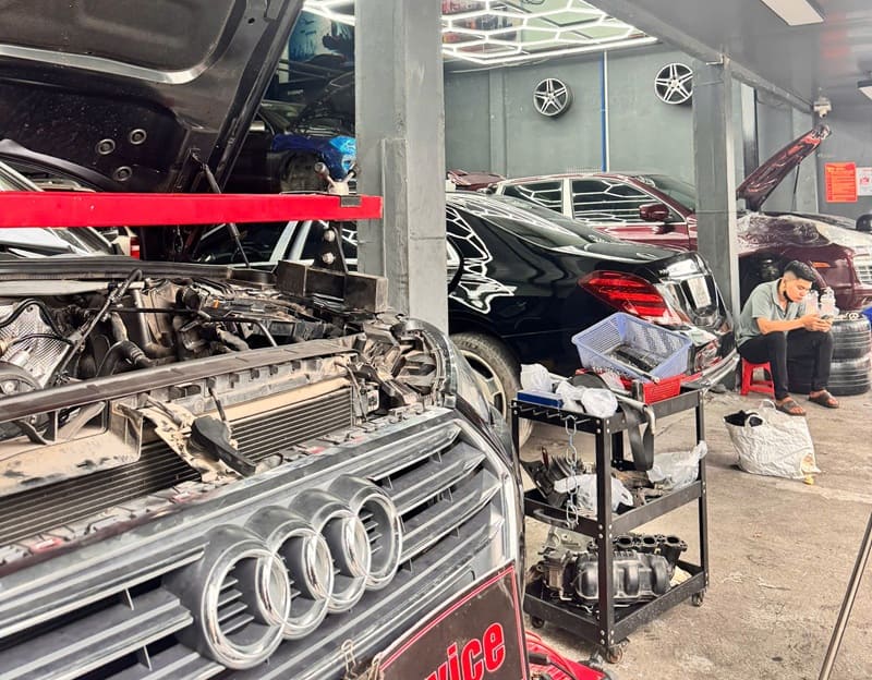 sửa chữa xe audi chuyên sâu ở tphcm