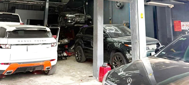 xưởng sửa chữa land rover ở gò vấp