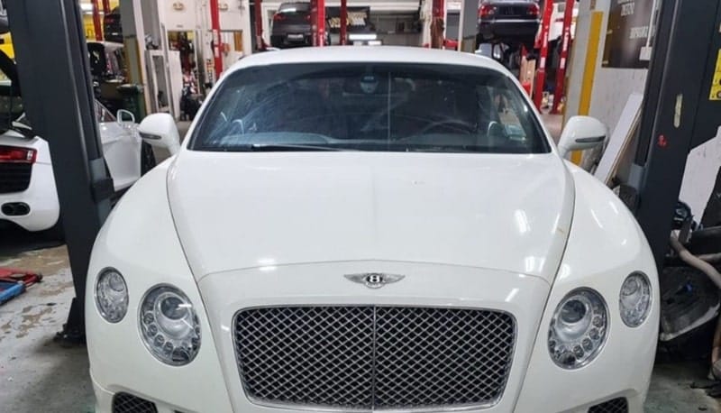 chi phí sửa chữa xe bentley