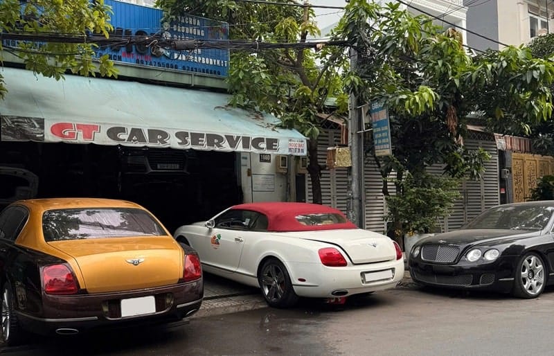 gara chuyên sửa chữa bentley tại gò vấp