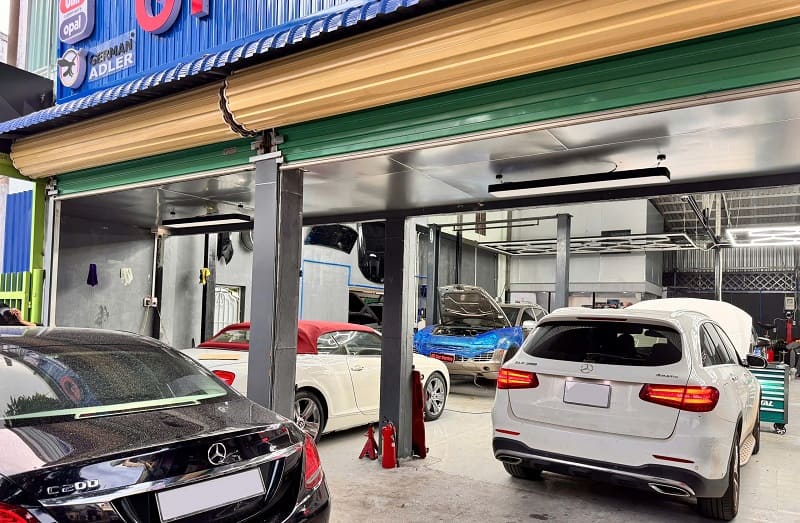 gara chuyên xe sang tại gò vấp gt auto