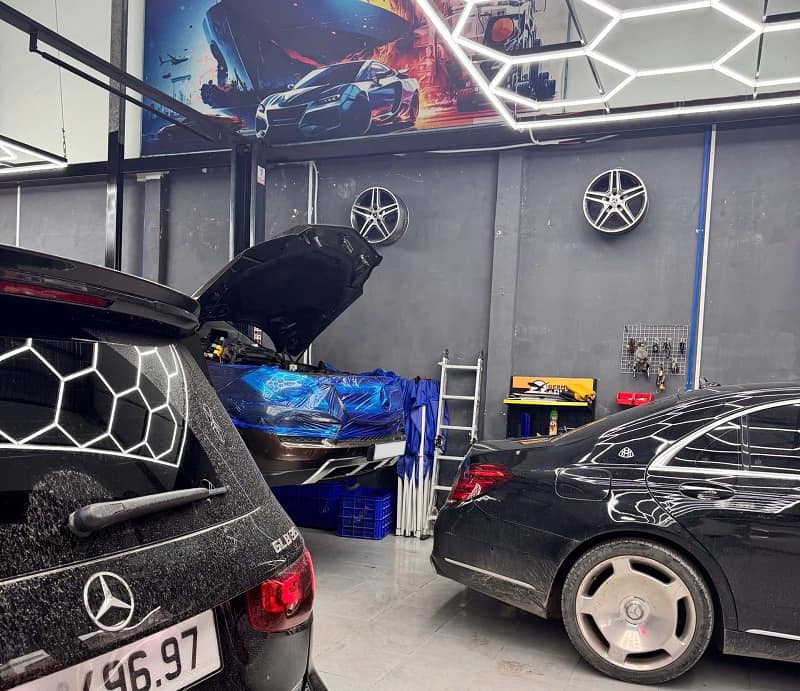quy trình sửa động cơ mercedes tại gt auto