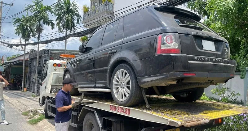 quy trình cứu hộ ô tô ngập nước