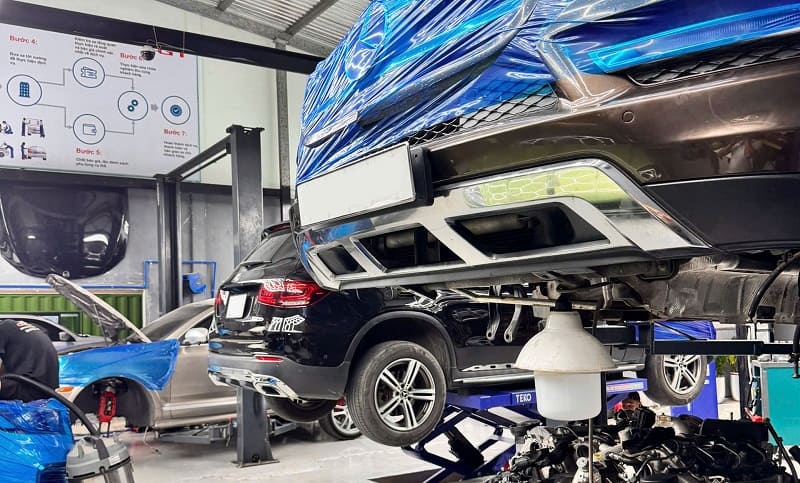 gara chuyên sửa xe sang tại gò vấp gt auto