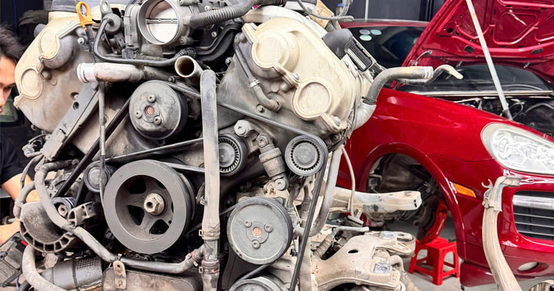 gara sửa chữa động cơ ô tô tại gia lai